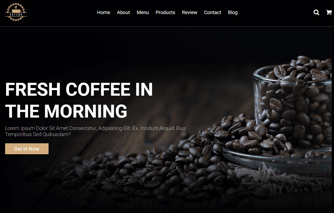 Coffee Real Landing